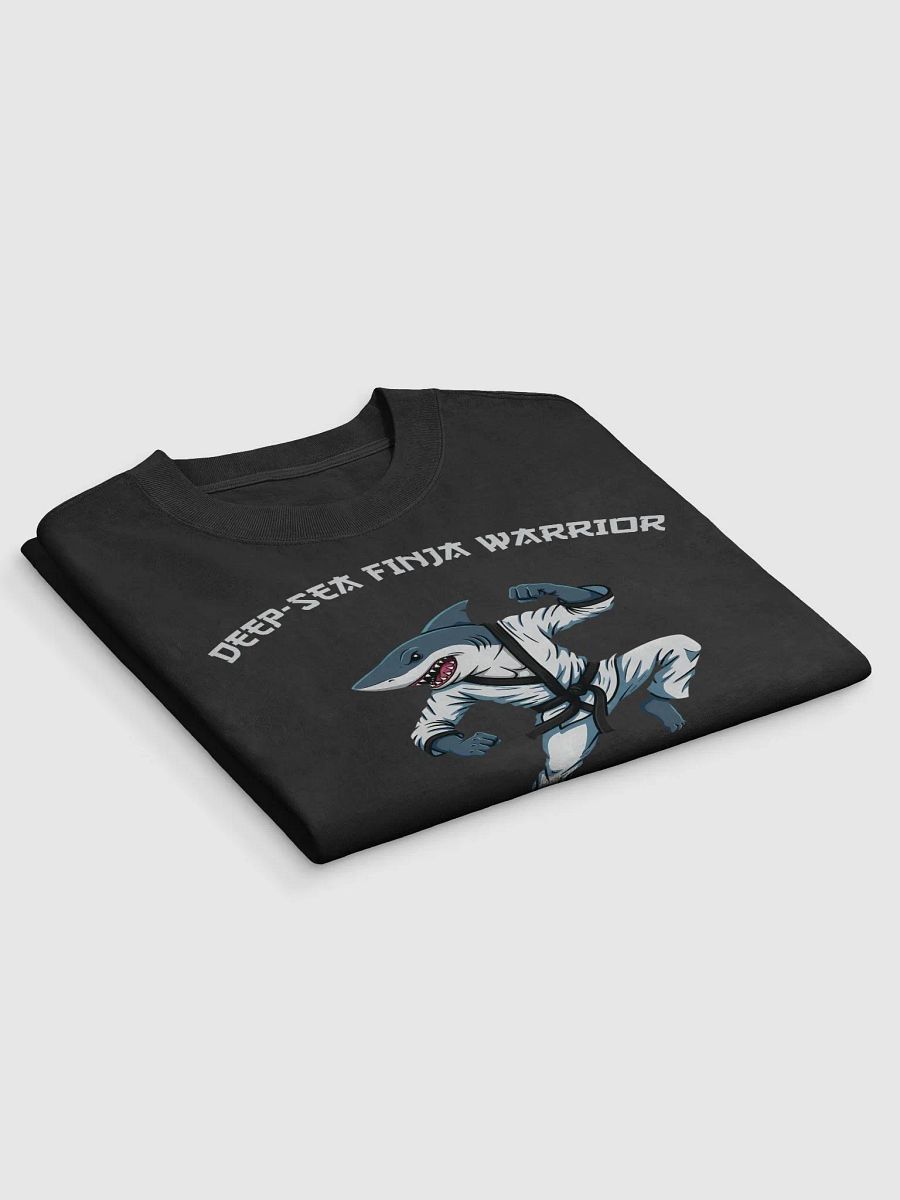 Deep-Sea Finja Warrior – Funny Shark Karate T-Shirt product image (3)