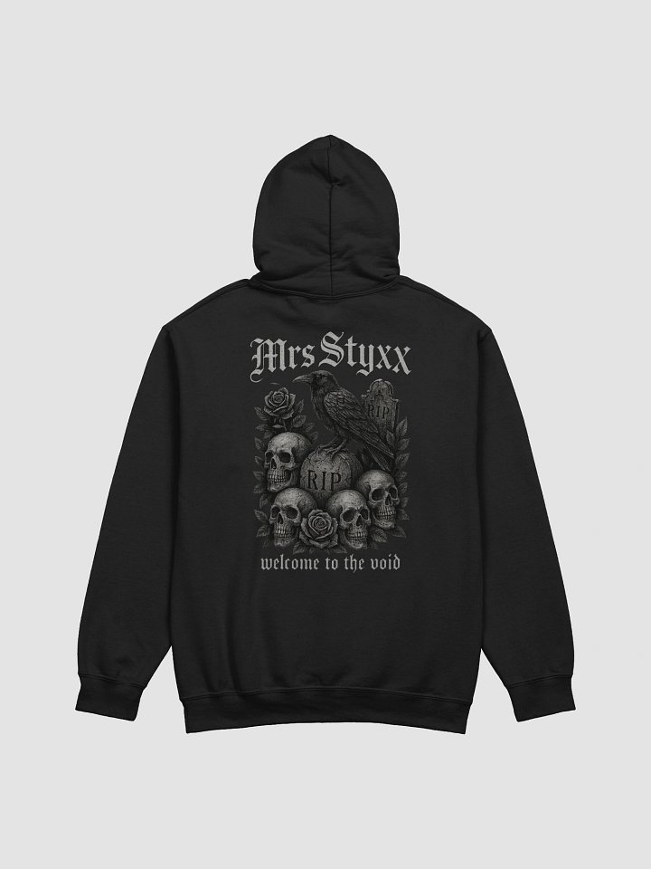 QR code Hoodie w Gothic back product image (4)
