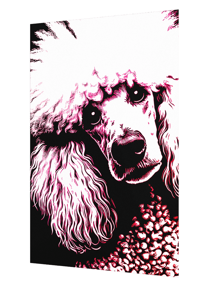 Pop Art Poodle Print / Frame Not Included product image (2)
