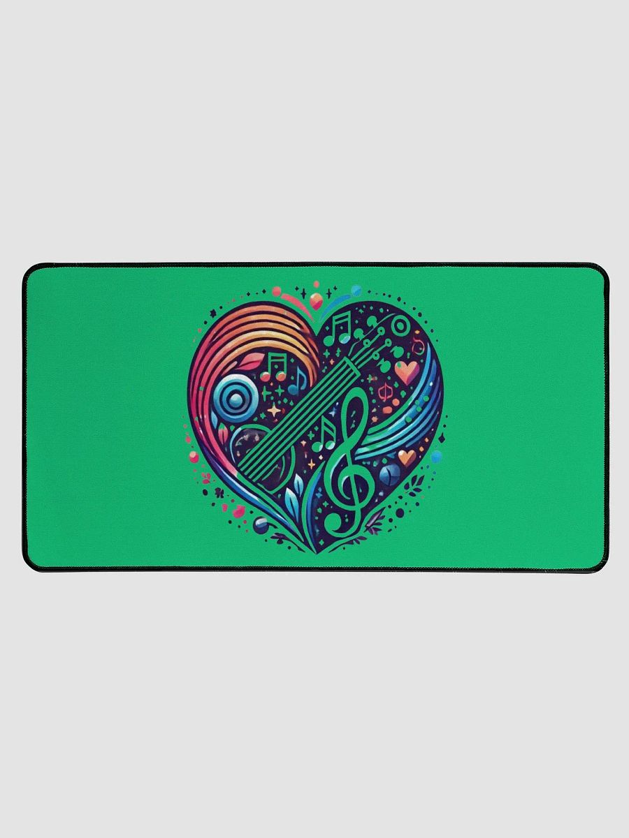 Melodic Heartbeat Desk Mat product image (1)