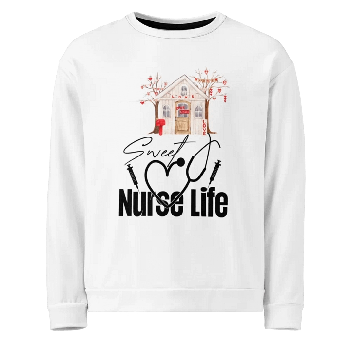 Sweet Nurse Life All-Over Print Sweatshirt product image (1)
