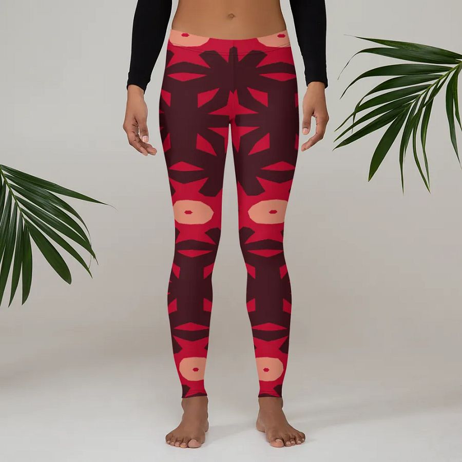 Kaleidoscope Red Allure Leggings product image (3)