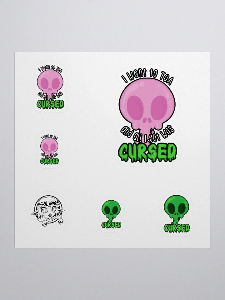 All I Got Was Cursed - Paladin - Sticker Sheet product image (1)