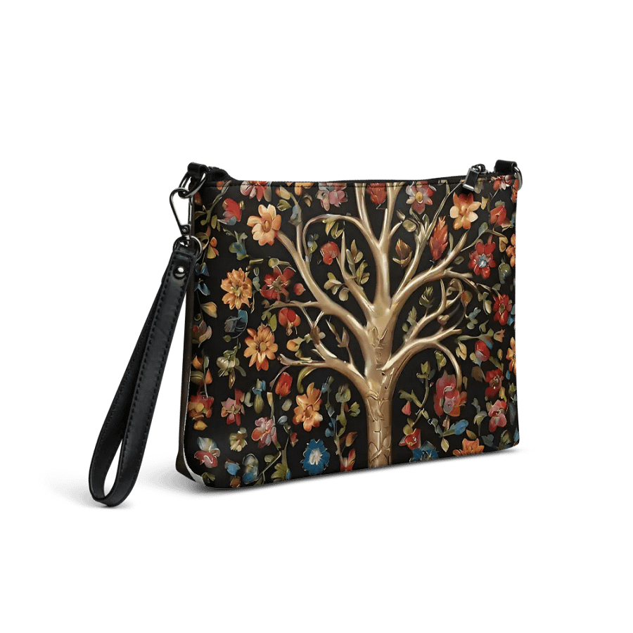 Golden Tree Blossom Crossbody Bag product image (4)