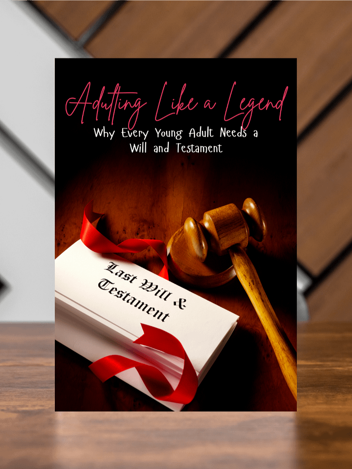 Adulting Like a Legend: Why Every Young Adult Needs a Will and Testament product image (1)