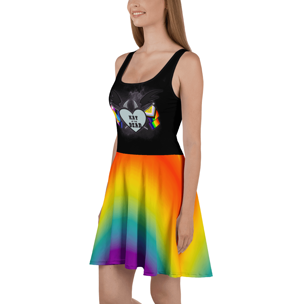 Kay_of_the_Dead Pride Logo Dress With Rainbow Skirt product image (1)