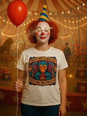 🎪🙈 Drama? Not my circus. Not my monkeys. This tee says it so you don’t have to. Perfect for the unbothered, the over-it, and the drama-free ICONS. 🔥 Limited drop. Quirky. Relatable. ICONIC. 🎨 Designed for those who refuse to get pulled into the chaos. 💥 Ready to wear your vibe? 👕 Grab yours before it’s gone — link in bio! #NotMyCircusNotMyMonkeys #C2ICONIC #QuirkyTee #GenZStyle #StatementTee #DramaFreeZone #GraphicTeeDrop #StreetwearDrop #FunnyShirt #UnbotheredVibes #LinkInBio #LimitedEditionTee #AltFashion #MonkeyBusiness #CircusLifeWho #WearYourMood#