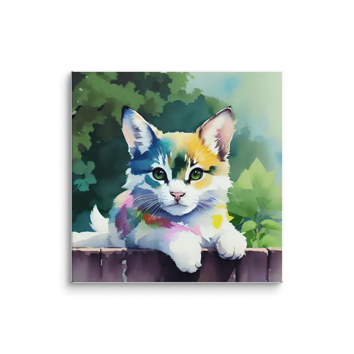 Cute Cat Digital Painting - v2 product image (2)