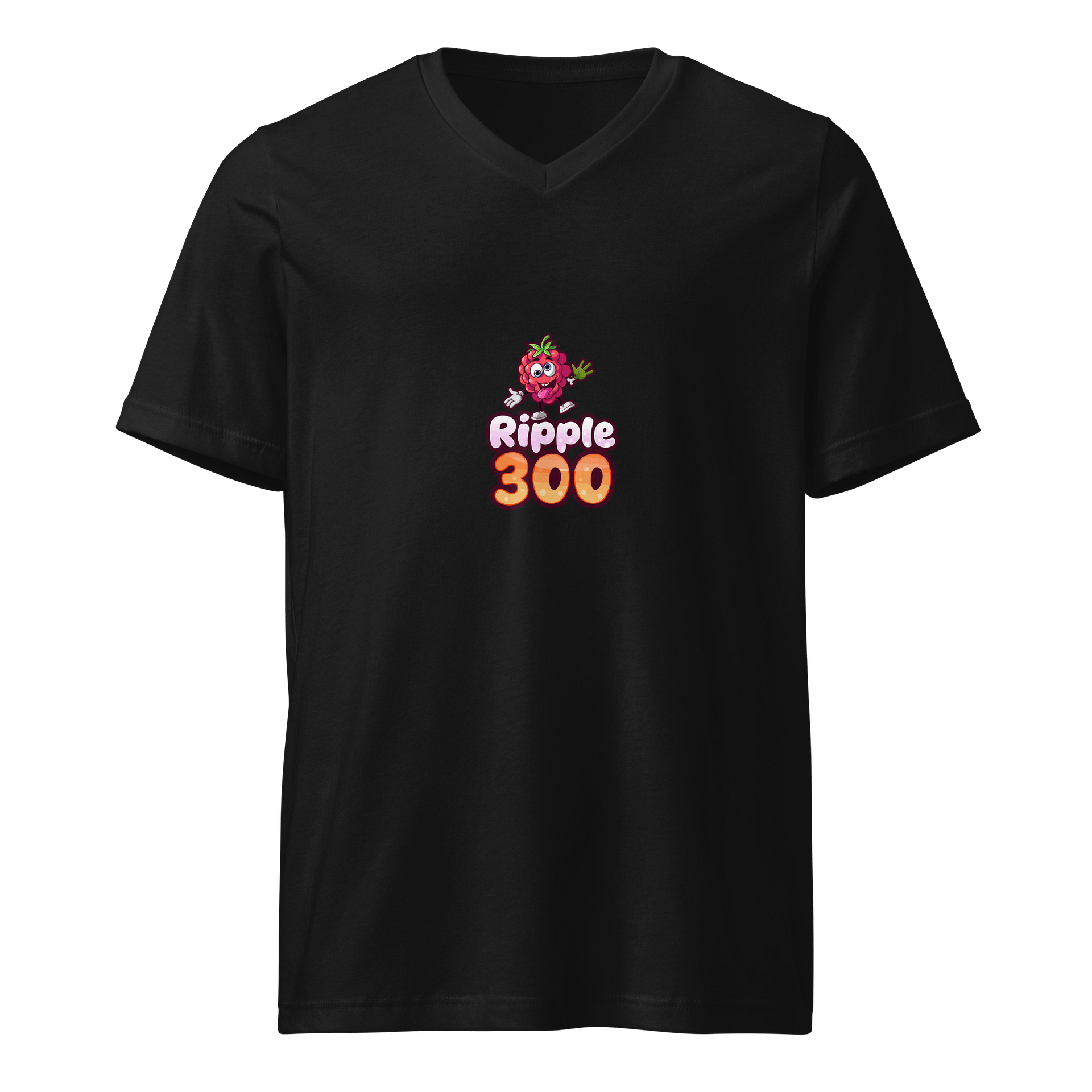 Ripple Logo V Neck T Shirt product image (1)