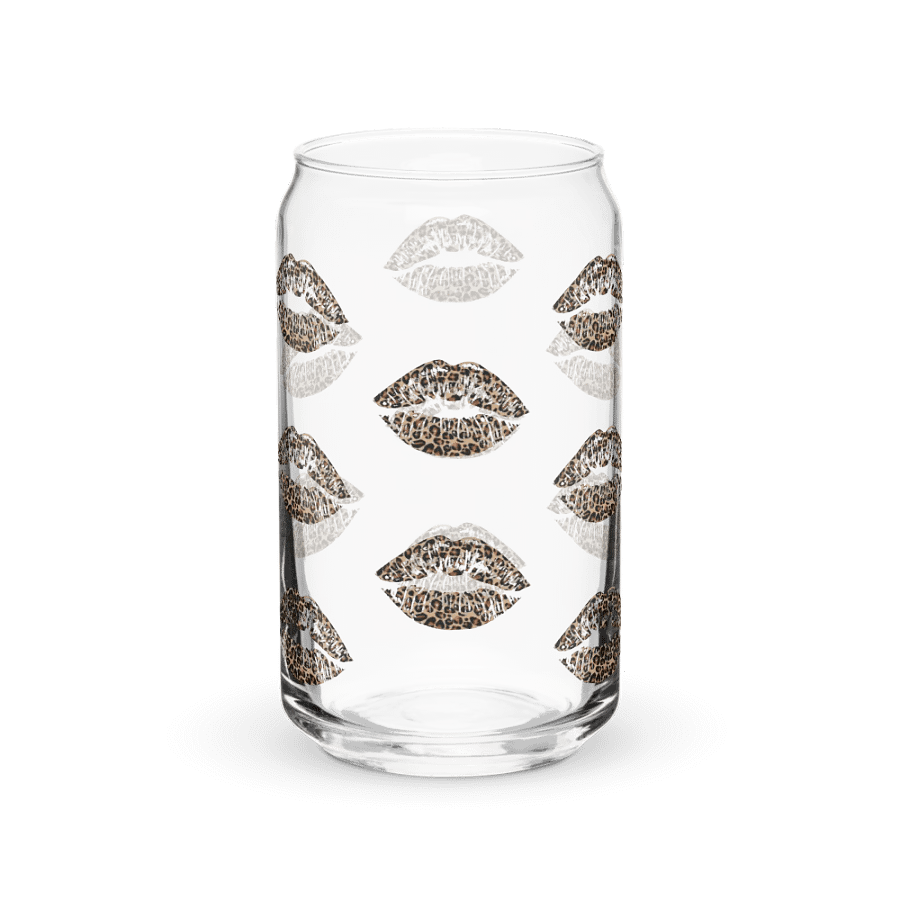 Leopard Print Kiss Glass Can product image (5)