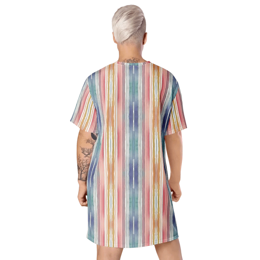 Rainbow Love T-Shirt Dress product image (9)