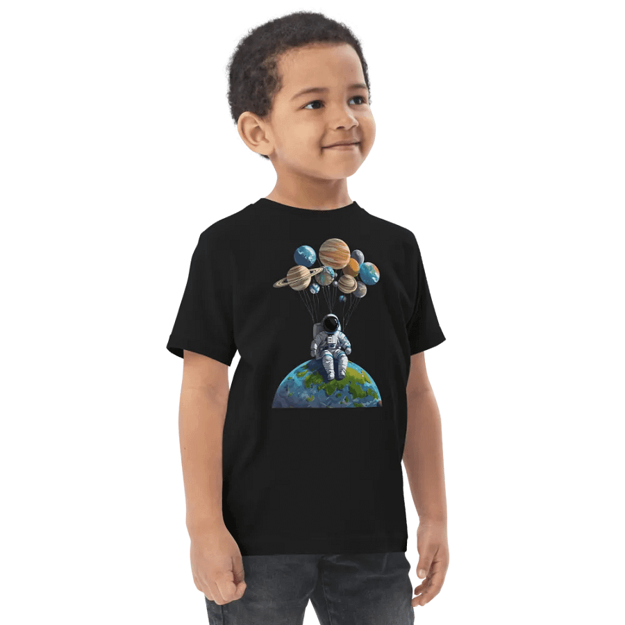 AstroToddler: Cosmic Adventure Jersey T-Shirt product image (2)