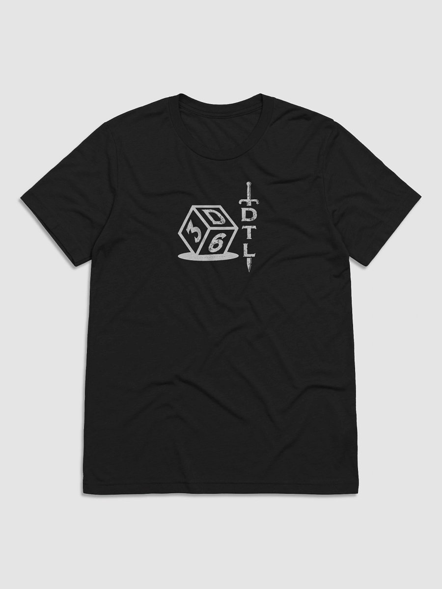 3d6DTL Vertical Logo on Dark Triblend T-Shirt product image (1)