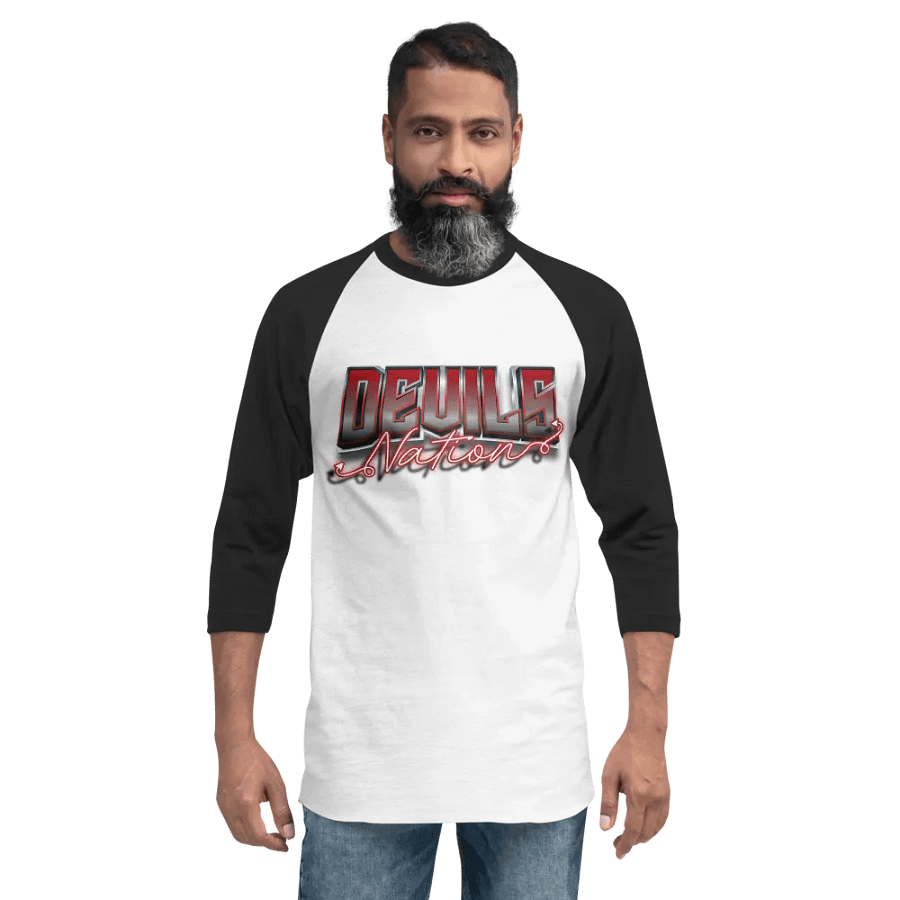Devils Nation Retro - Tultex Fine Jersey Raglan Tee product image (8)