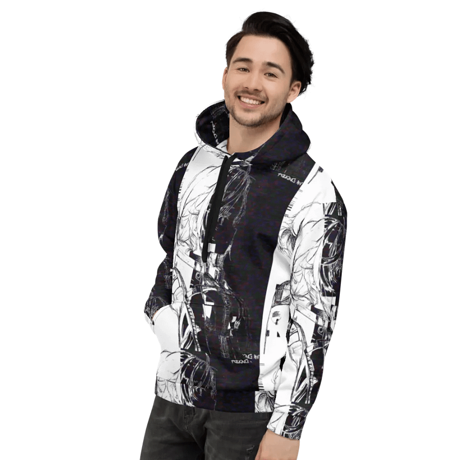 Tactical Military Glitch Anime Girl AOP Hoodie product image (5)