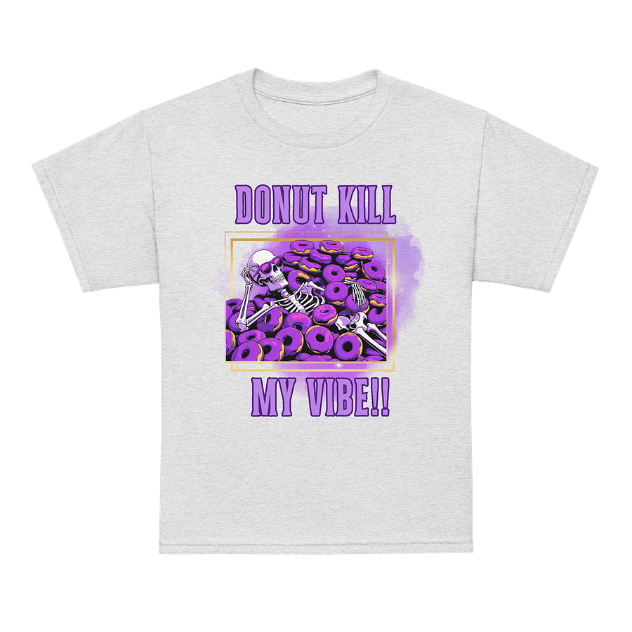 Donut Kill My Vibe Youth Sports Tee product image (72)