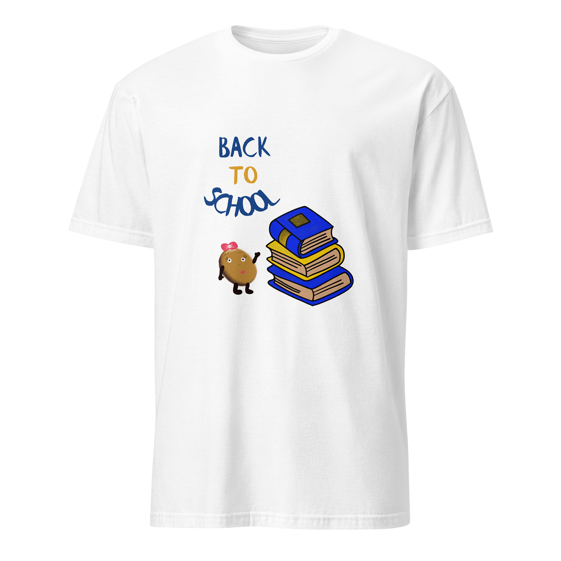 Back to School Fun Potato Cartoon T-Shirt product image (49)