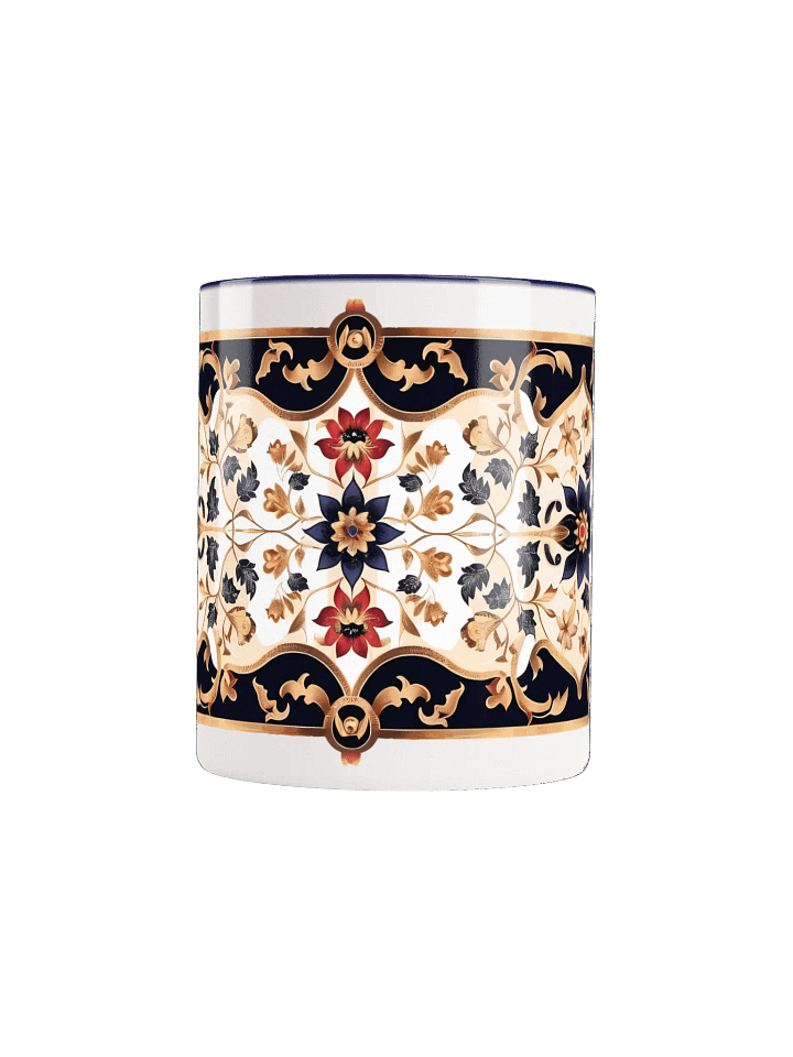 Intricate Floral Bliss Ceramic Mug product image (1)