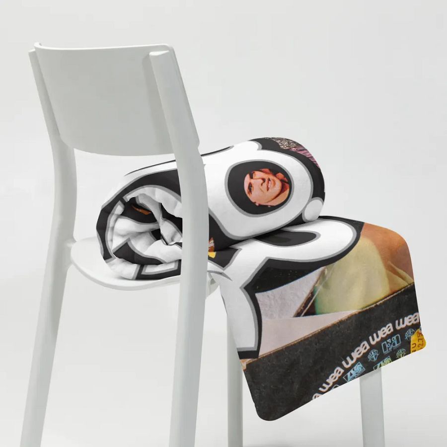 Logo & Records Throw Blanket product image (20)
