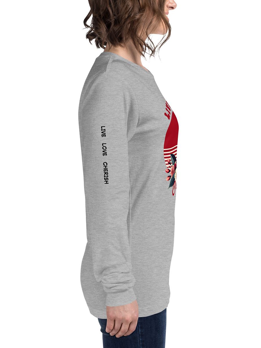 Live Love and Cherish Long Sleeved Tee | Squeeze the Day Cherry Style product image (5)