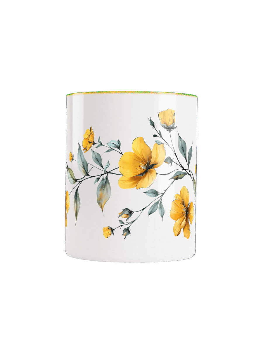 Yellow Blossom Bliss Ceramic Mug product image (9)