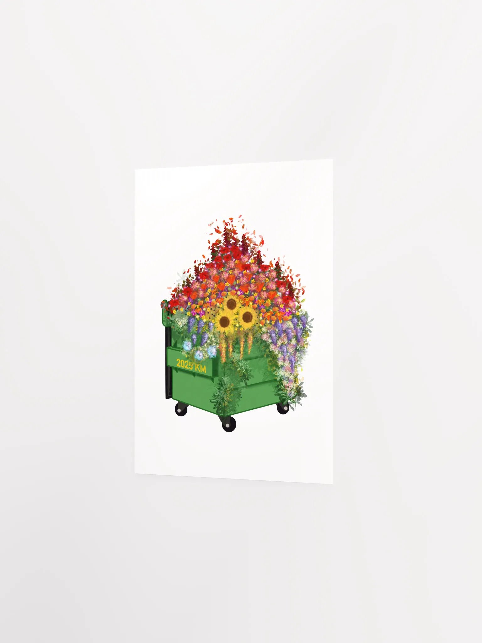 Dumpster Garden Print (no text) product image (11)