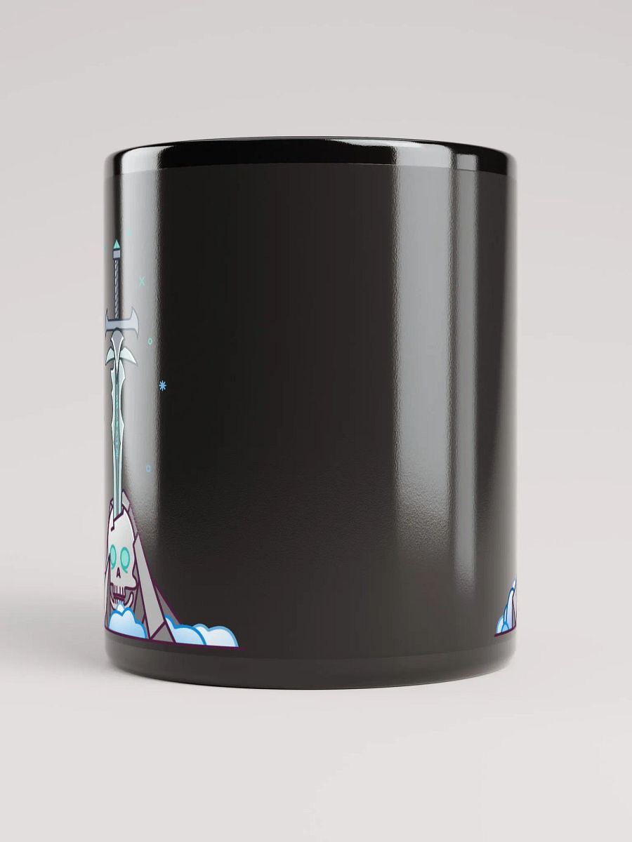 Sword in the Skull - Lich Variation - Black Glossy Mug product image (5)