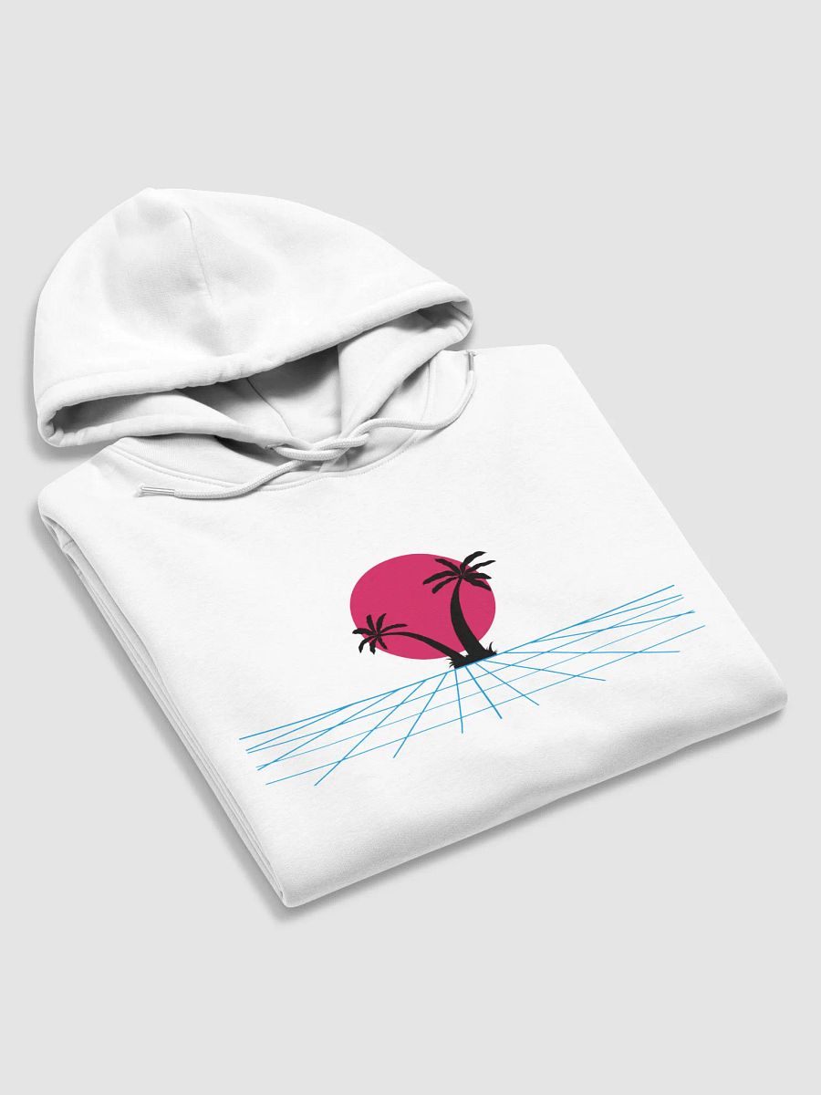 Retro Sunset Palm Eco Hoodie product image (5)