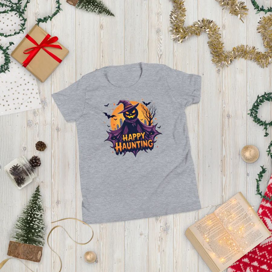 Happy Haunting Youth T-Shirt product image (20)