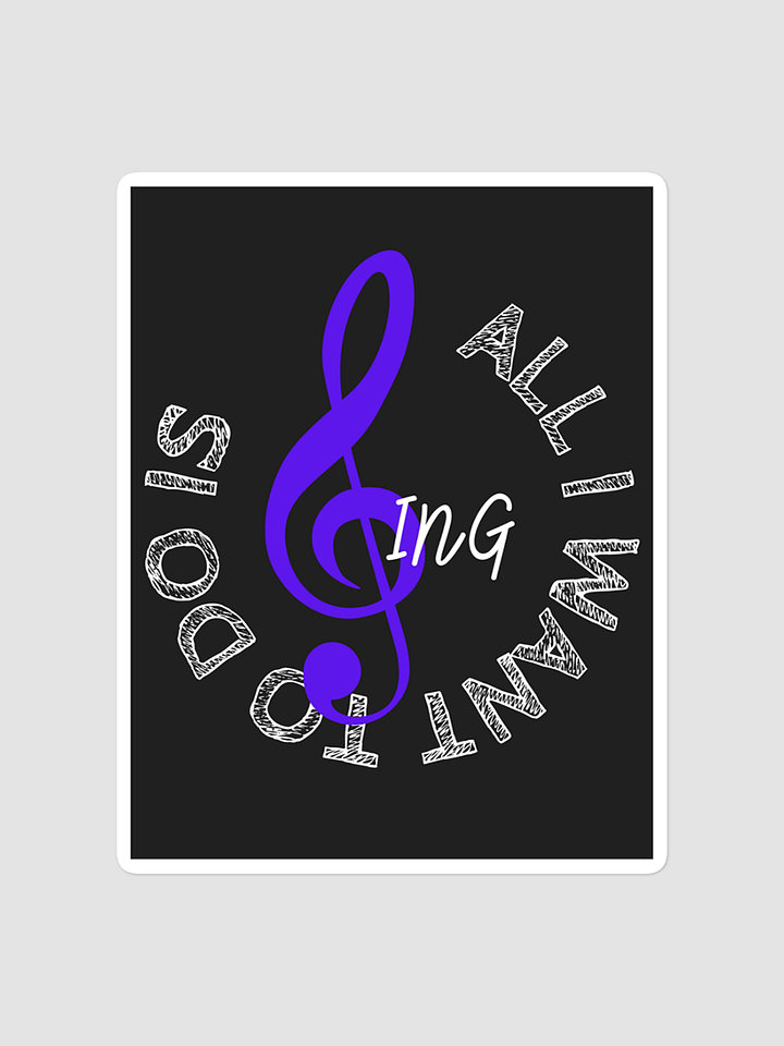 Circle sing stickers product image (1)