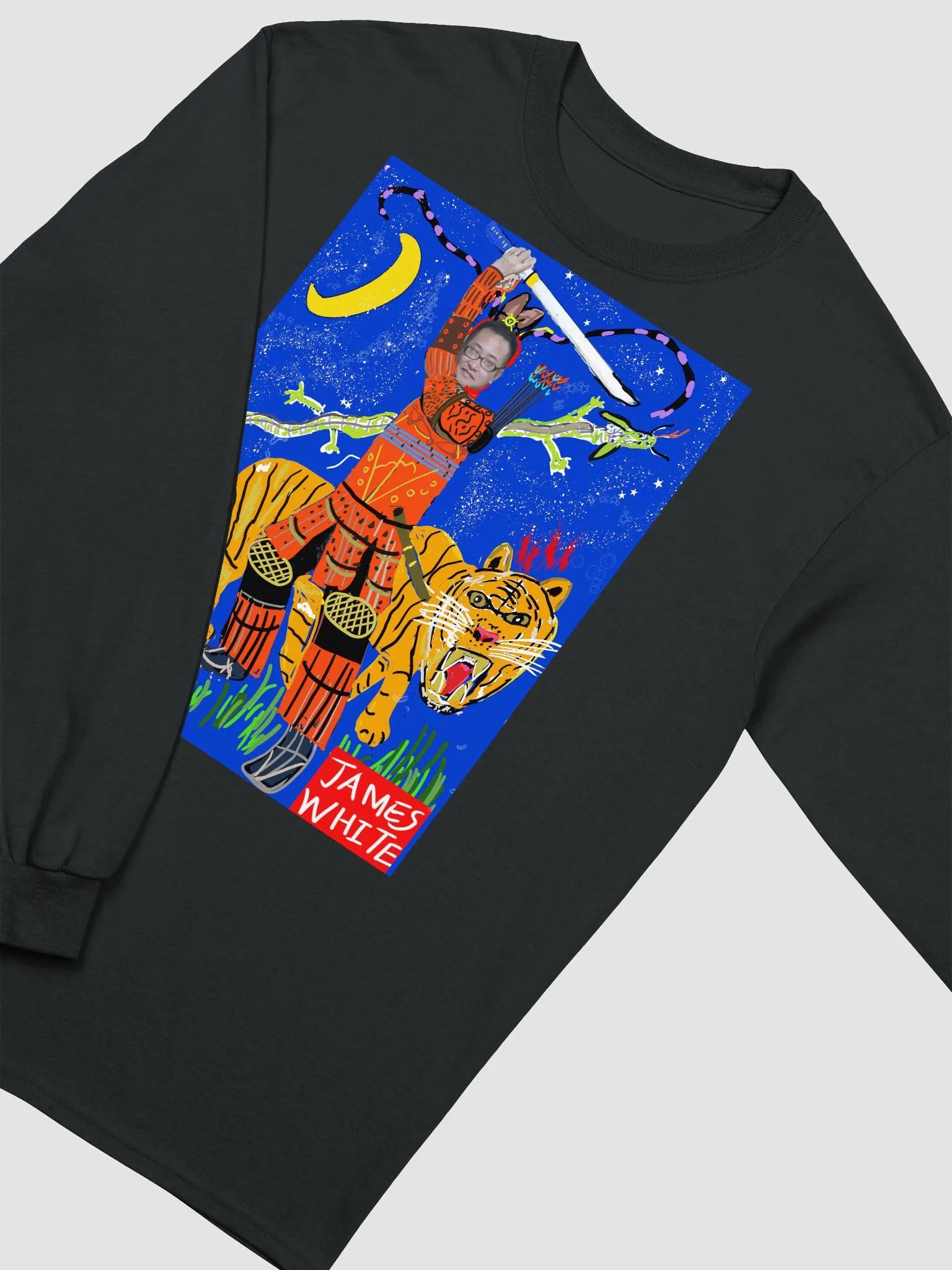 Gildan Ultra Cotton Long Sleeve T-Shirt: ancient warrior product image (28)