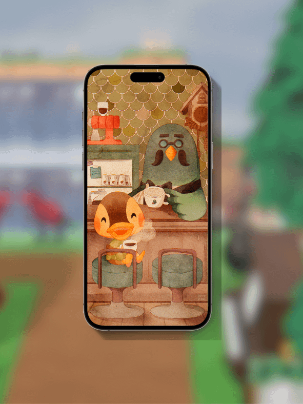Brewster's 'Coffee Lovers' Iphone/Android Wallpaper product image (1)