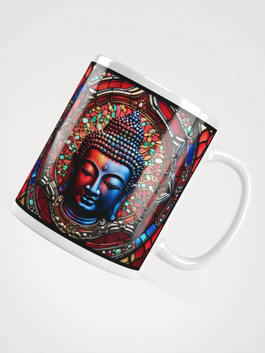 #002 Yin Yang Buddha Stained Glass Mug product image (10)