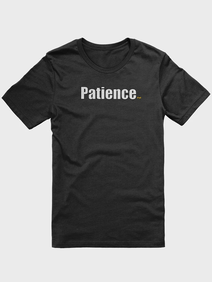 Patience Tee (white print) product image (1)