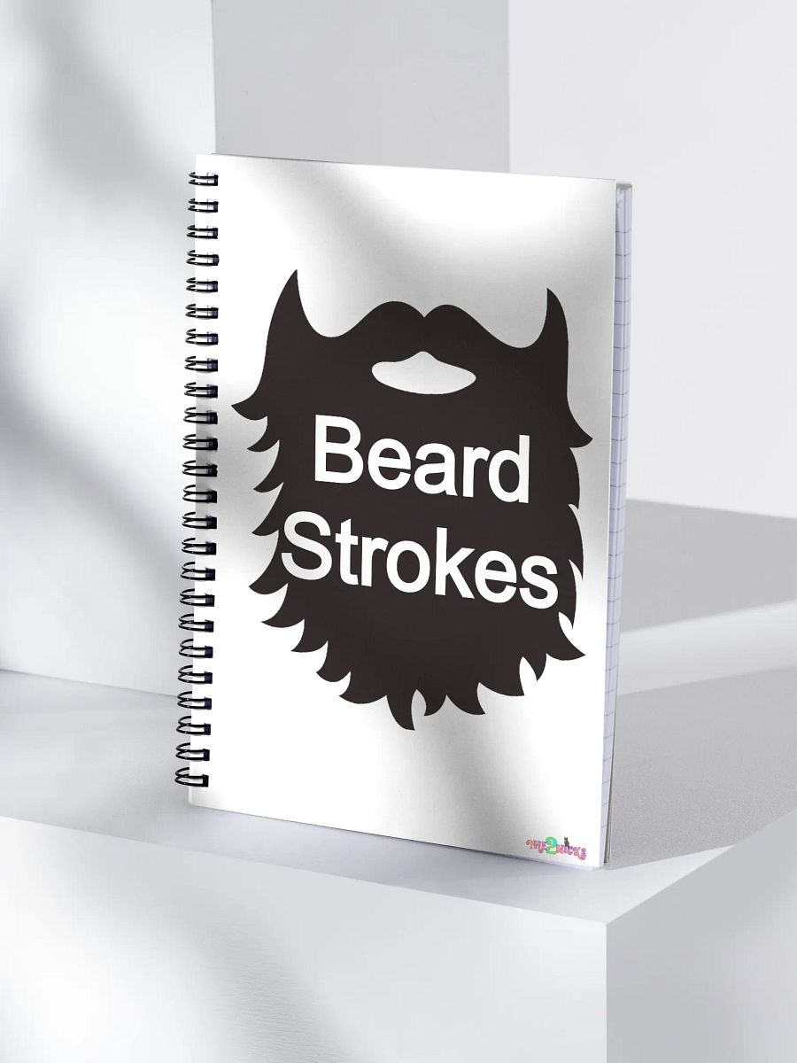 Beard Strokes Notebook - Black product image (3)