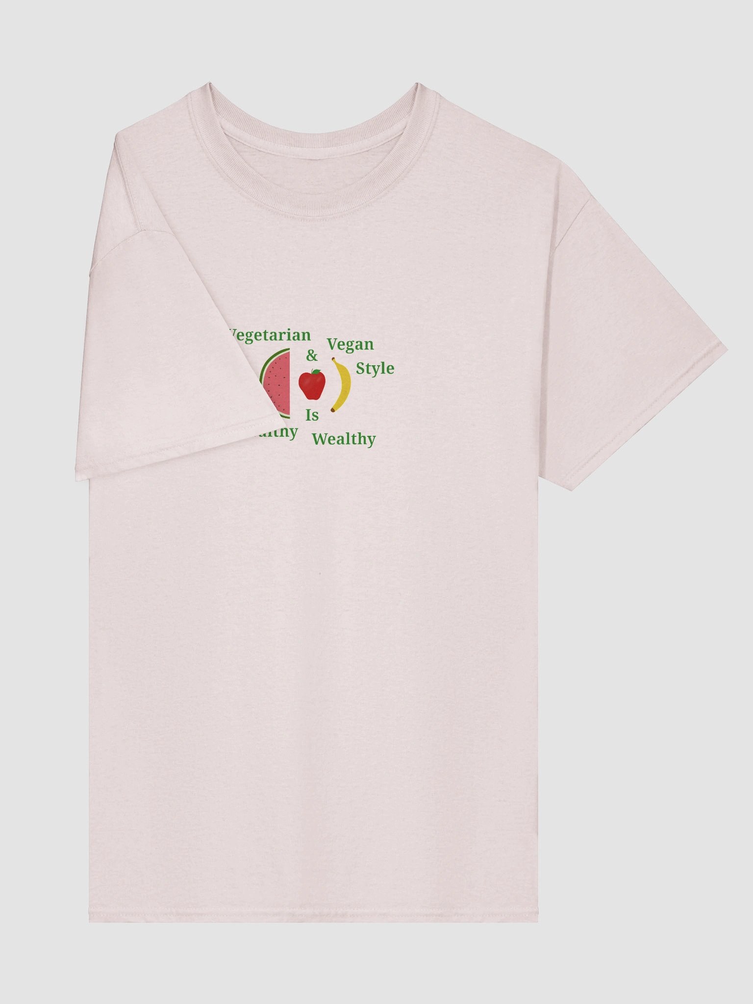 Healthy Wealthy Vegetarian & Vegan T-Shirt product image (4)