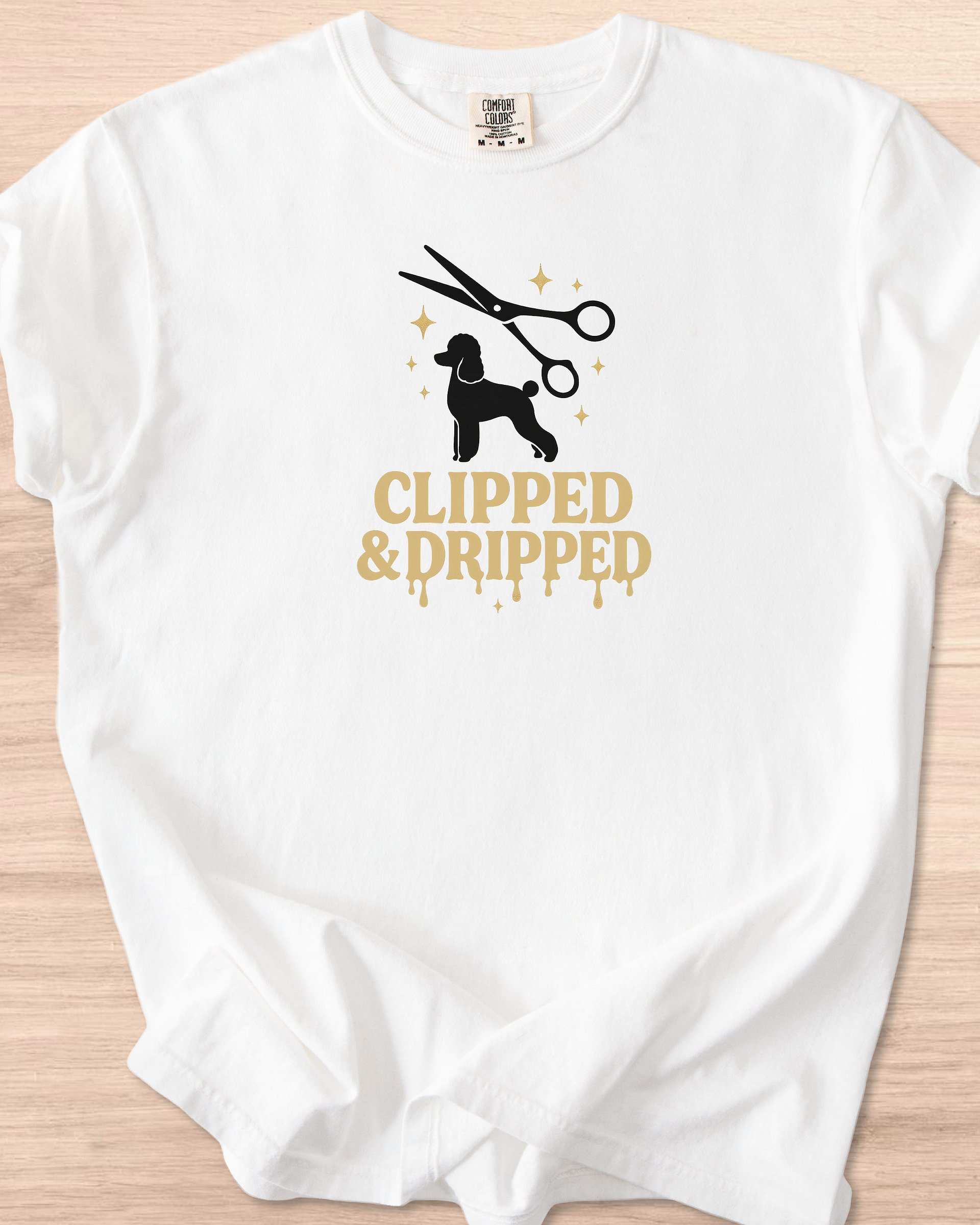 Clipped & Dripped (Poodle) Tee product image (60)