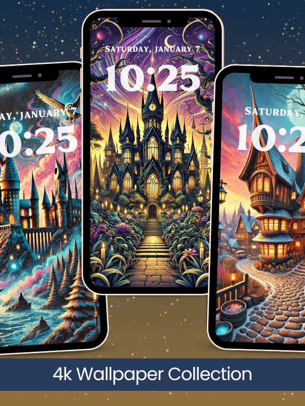 Harry Potter Super Fantasy Illustration Phone Wallpaper Bundle I 4K Quality Bundle product image (2)