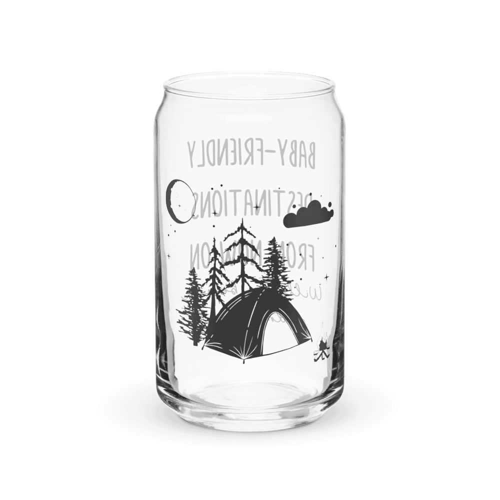 Camping Godmother Proposal Gift Iced Coffee Cup With Lid And Straw product image (11)