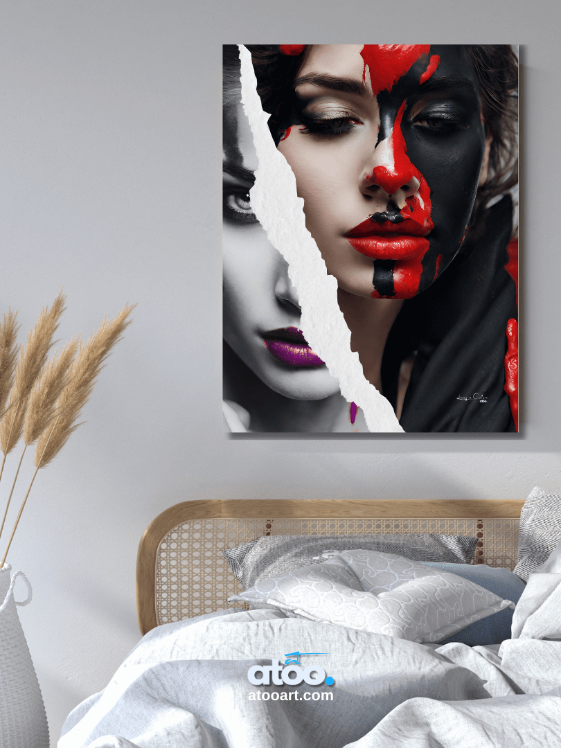 Living in Colors | Red, purple and beyond... | Collage Wall Art product image (3)