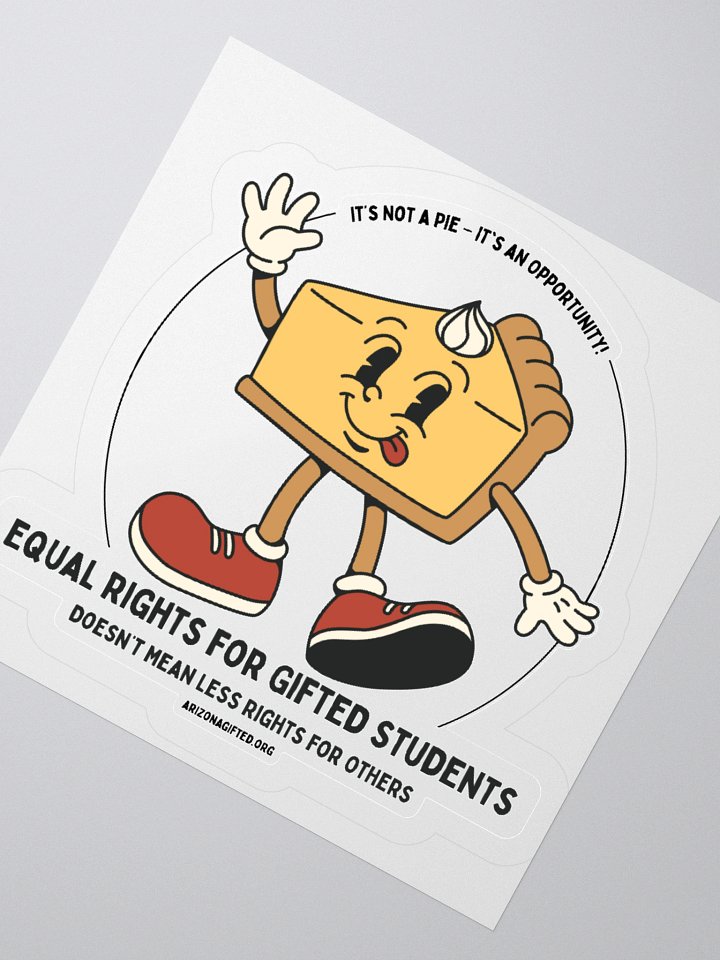 'Slice of the Pie' Advocacy Sticker product image (4)