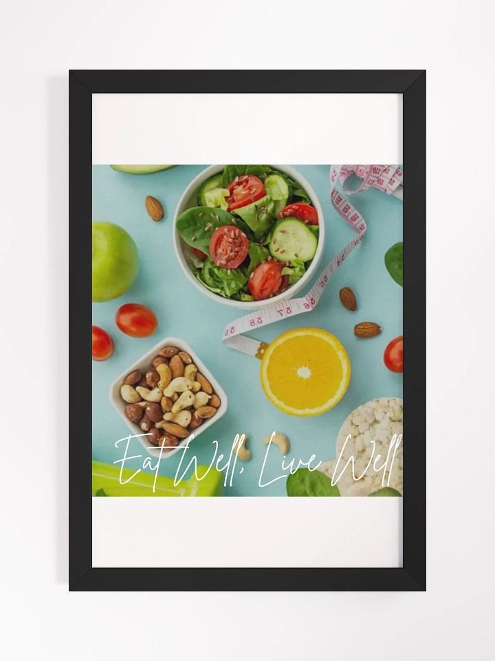 Wall Art Healthy Food Framed High-Quality Matte Poster (in) product image (1)
