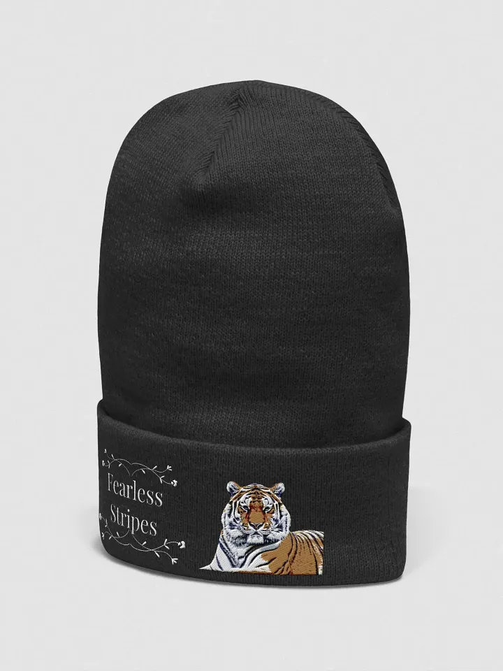 Embrace Your Inner Tiger: The Fearless Stripes Beanie product image (2)