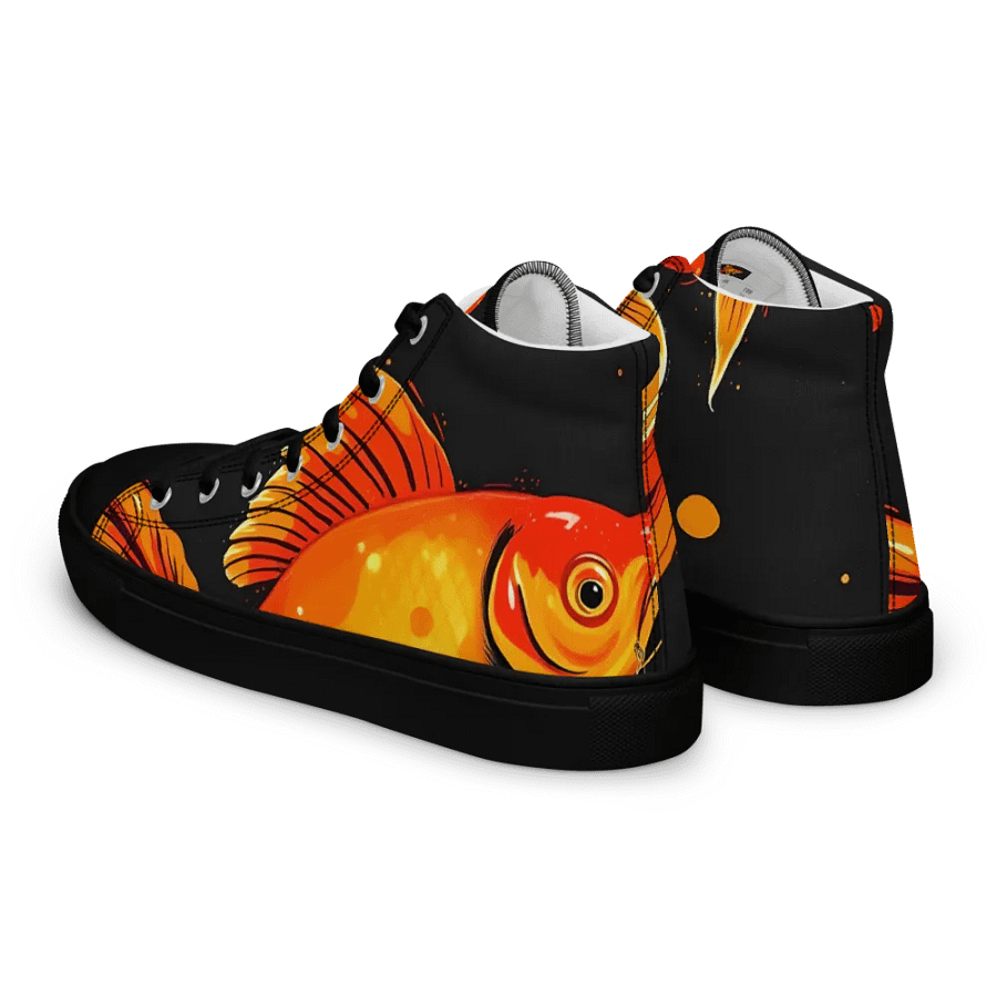 Luminous Fins, Women's High Top canvas shoes product image (5)