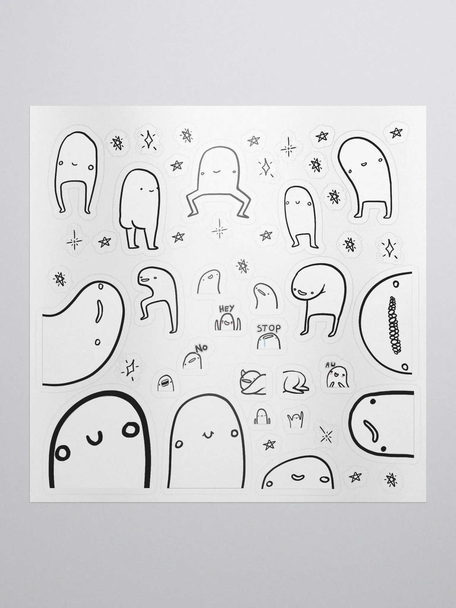 Sticky bois (They're actually stickers) product image (1)