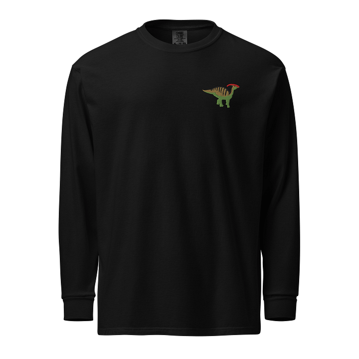Parasaurolophus Embroidered Long Sleeve T Shirt product image (1)