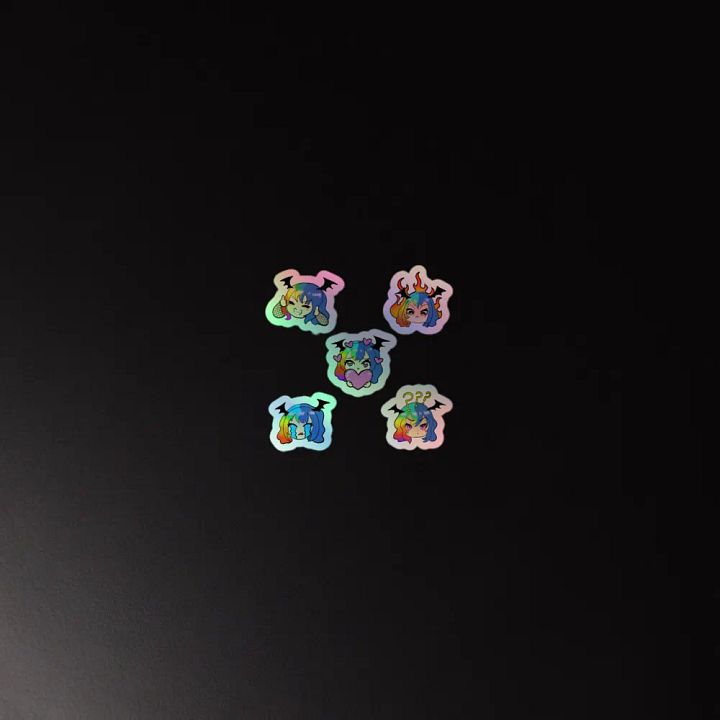 Holographic Emote Stickers product image (4)