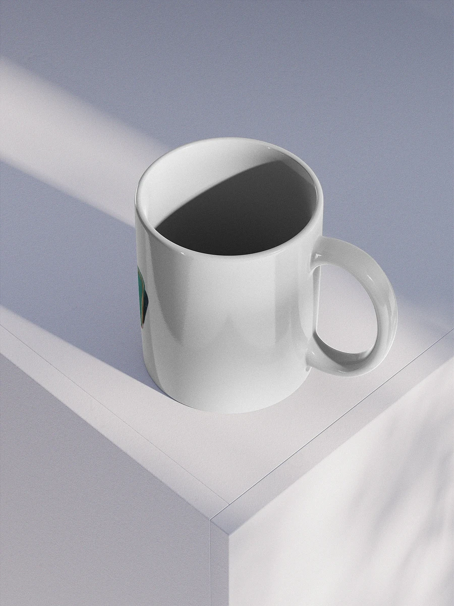 Double Toasted White Glossy Mug - Rugged Logo product image (3)
