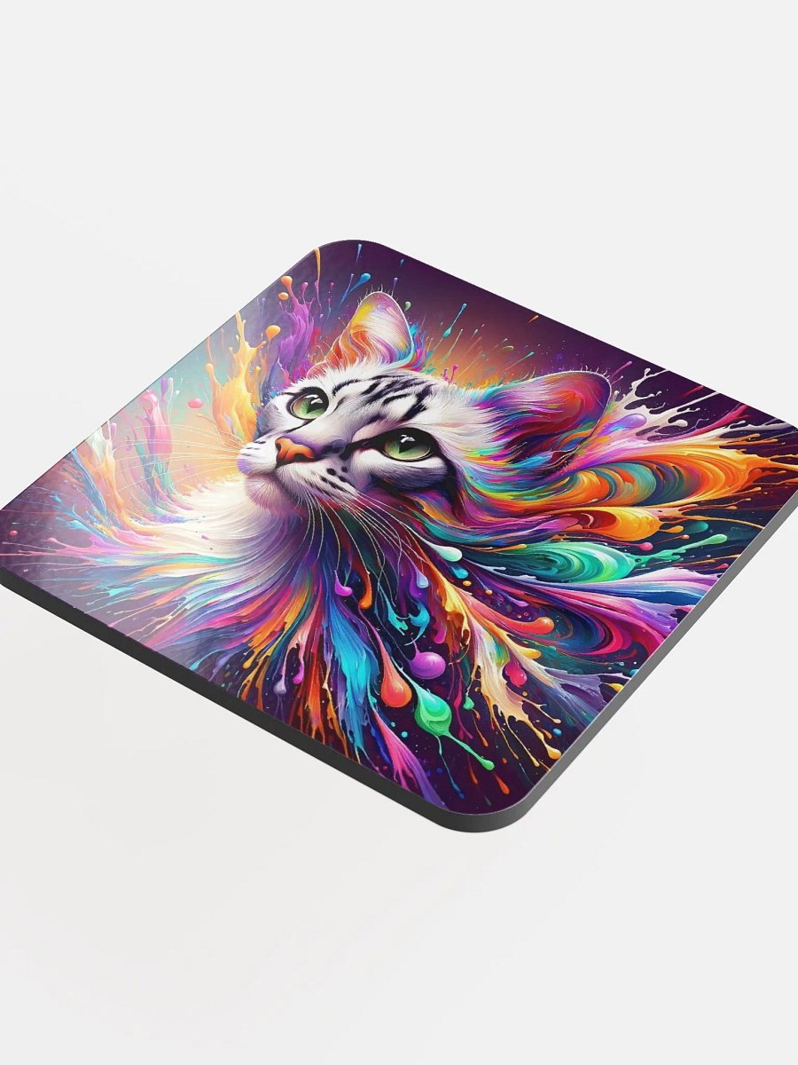 Glossed Cork Coaster: Egyptian Mau product image (4)