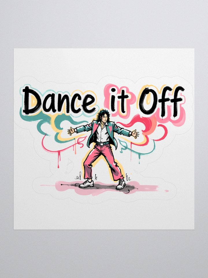 Graffiti Dance Party | 'Dance It Off' Vibrant Art product image (2)